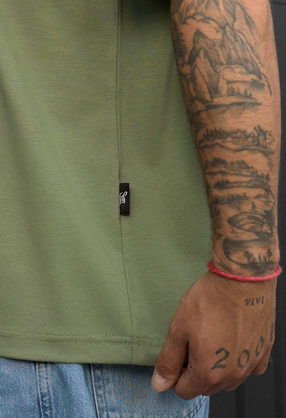 Koszulka Staff green oversize