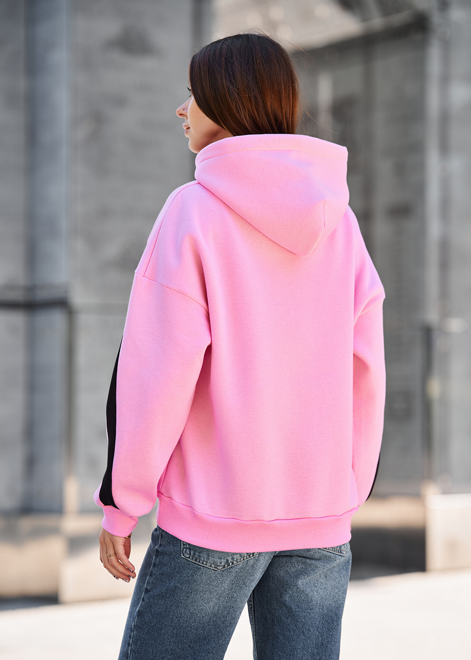 Bluza Staff fil pink oversize fleece