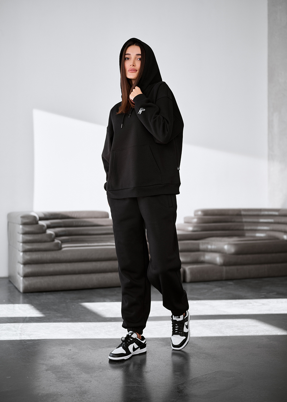 Dres Staff lo black oversize fleece