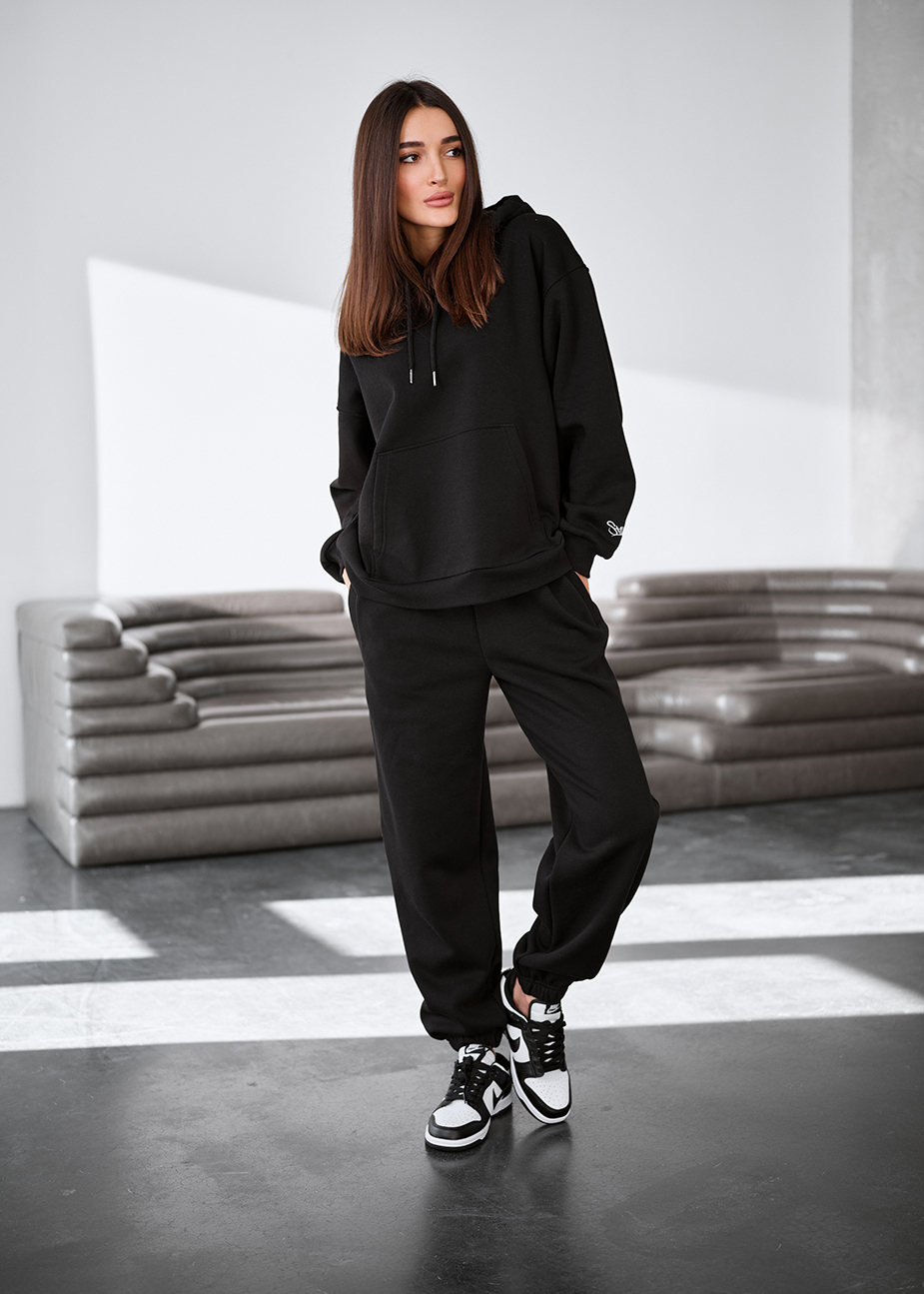 Dres Staff lo black oversize fleece