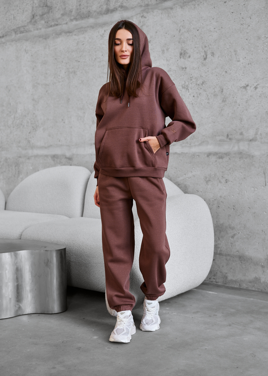 Dres damski Staff lo brown oversize fleece