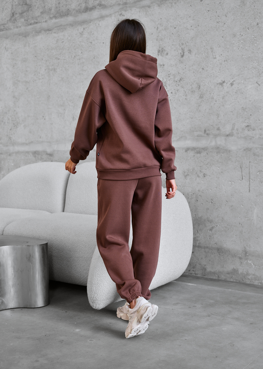 Dres damski Staff lo brown oversize fleece