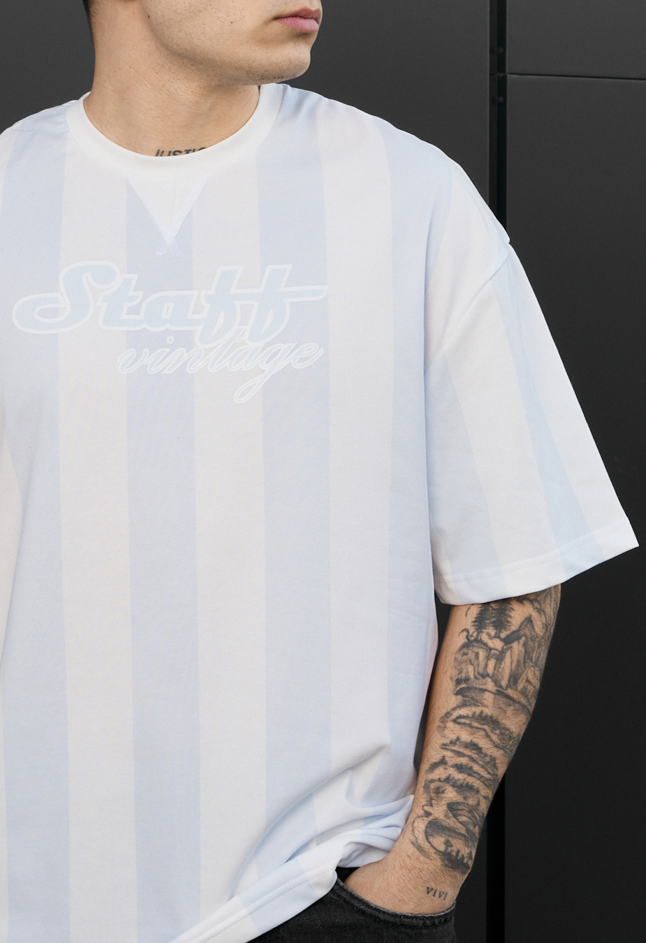 Koszulka Staff vintage logo oversize