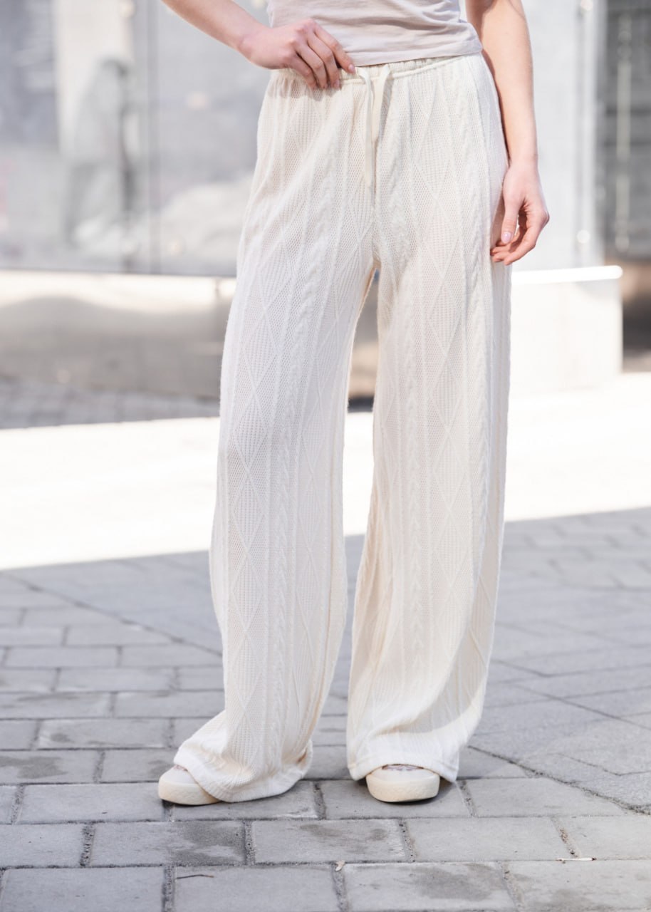 Spodnie Staff ins milk