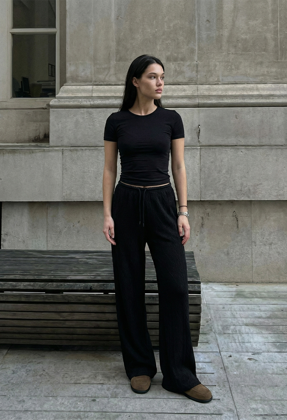 Spodnie Staff ins black