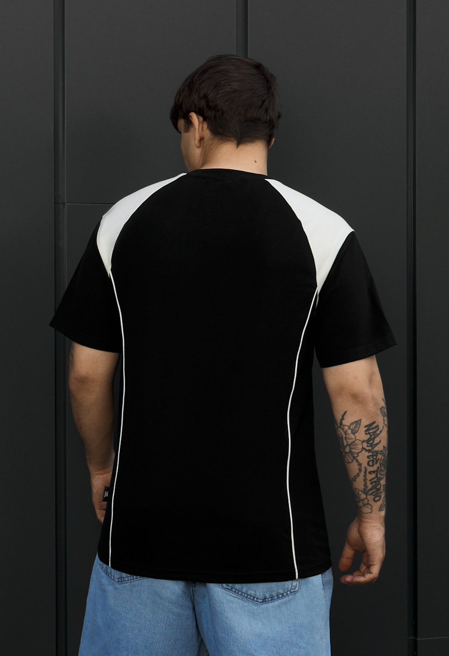 Koszulka Staff black & white logo reglan