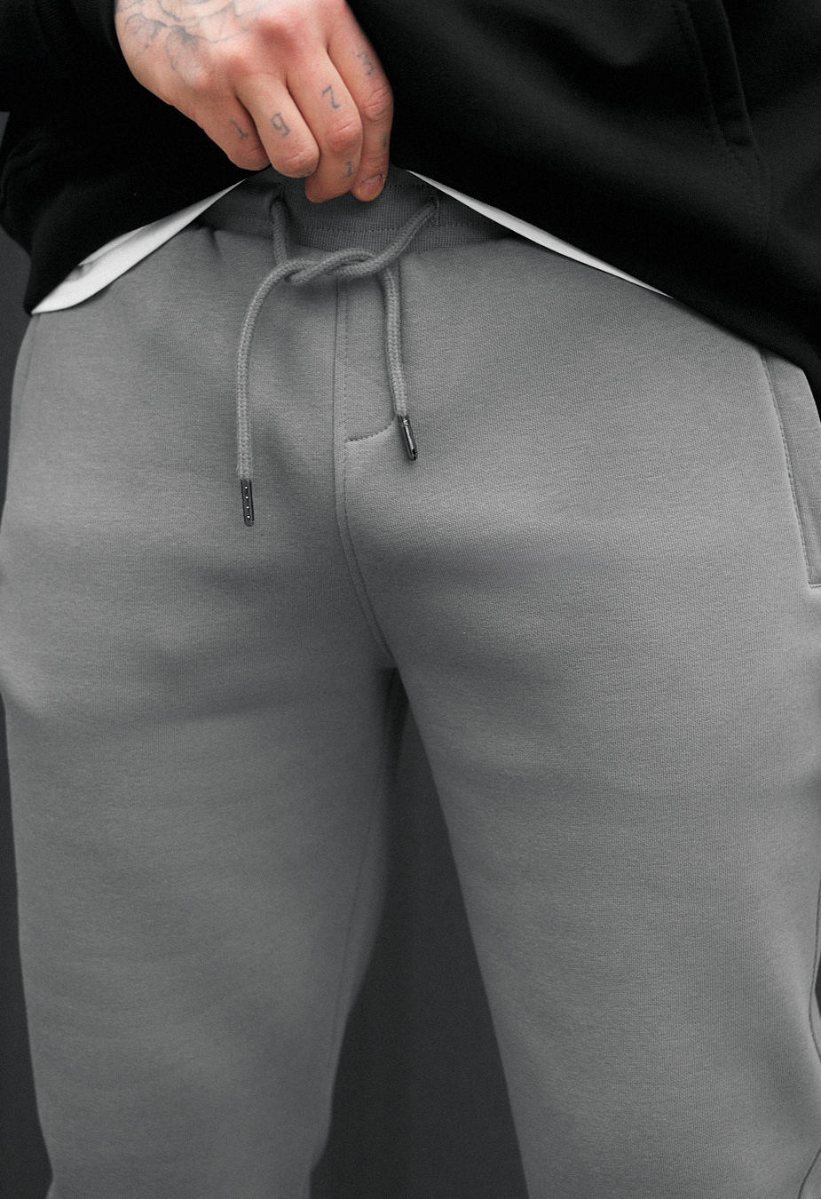 Spodnie sportowe Staff ho gray fleece