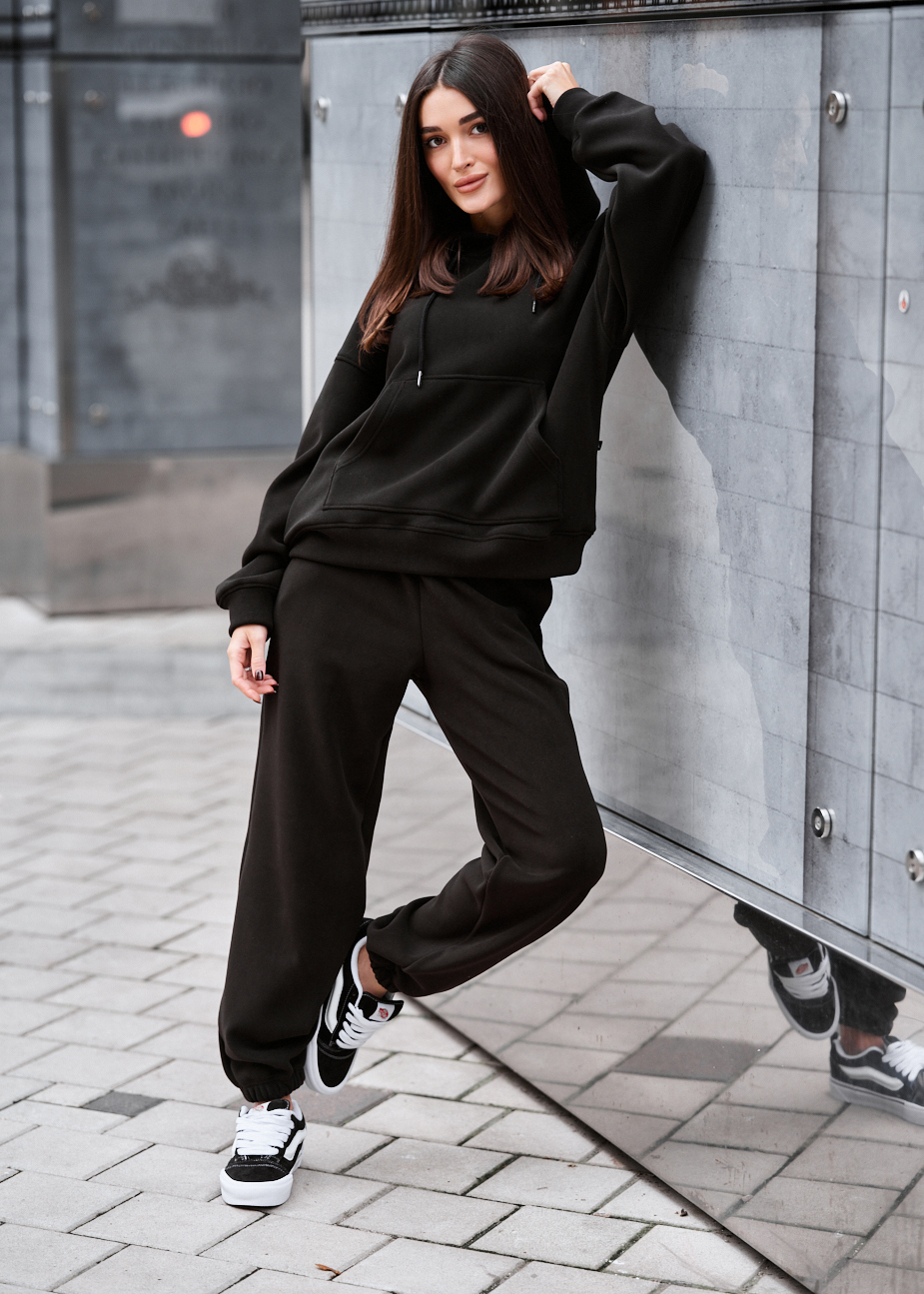 Dres Staff nu black oversize fleece