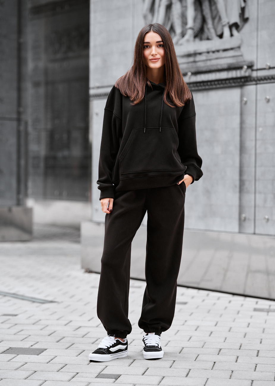 Dres Staff nu black oversize fleece