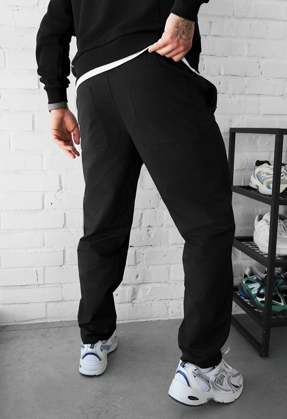 Spodnie Staff hos black