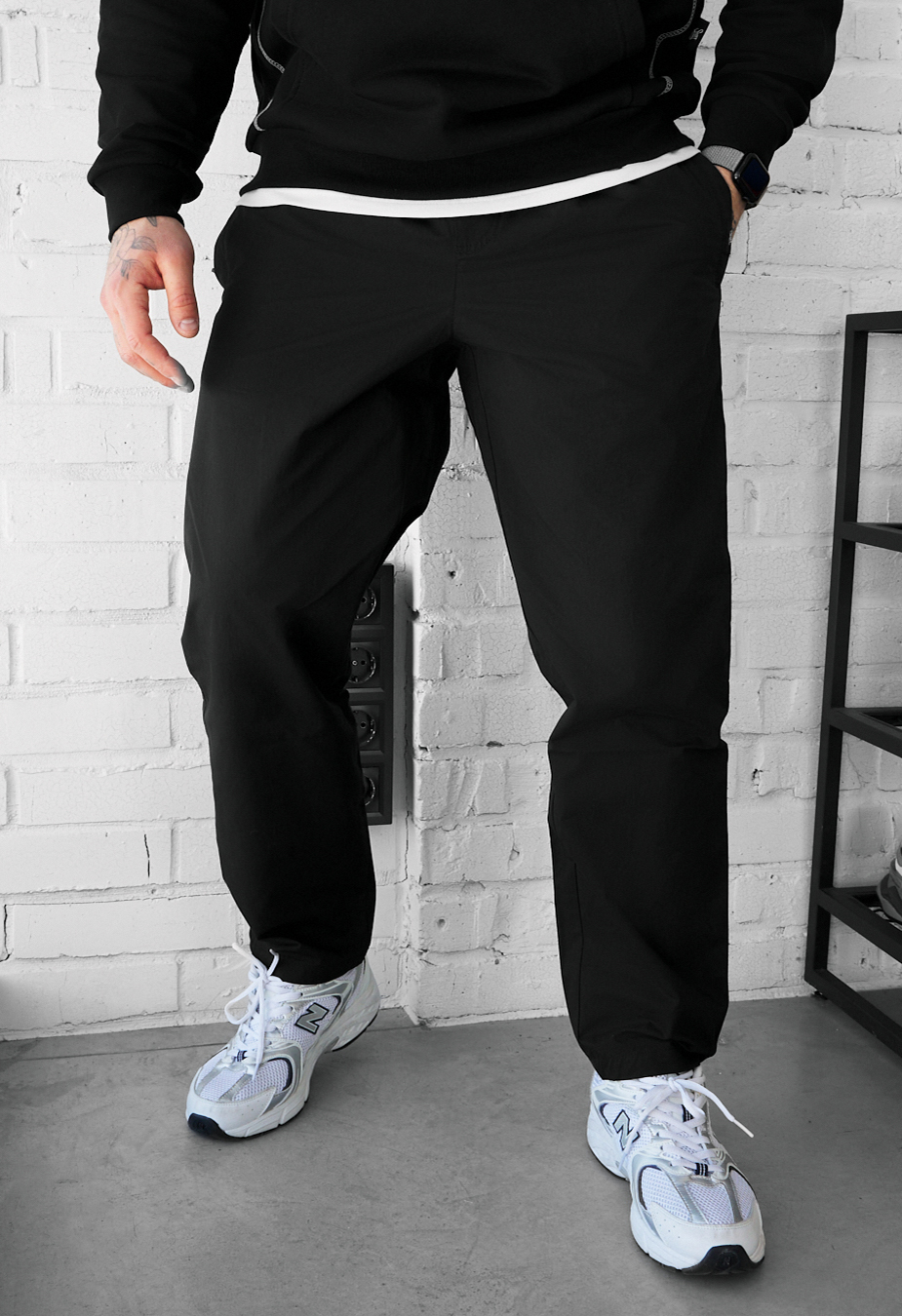 Spodnie Staff hos black