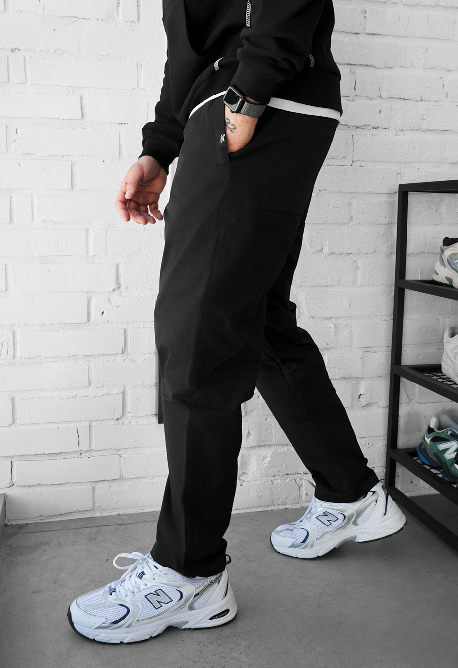 Spodnie Staff hos black