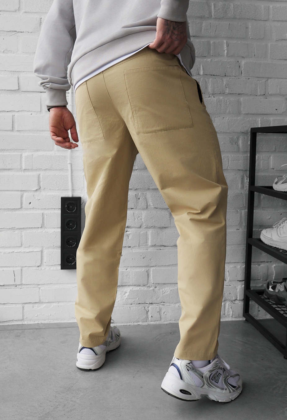 Spodnie Staff hos beige