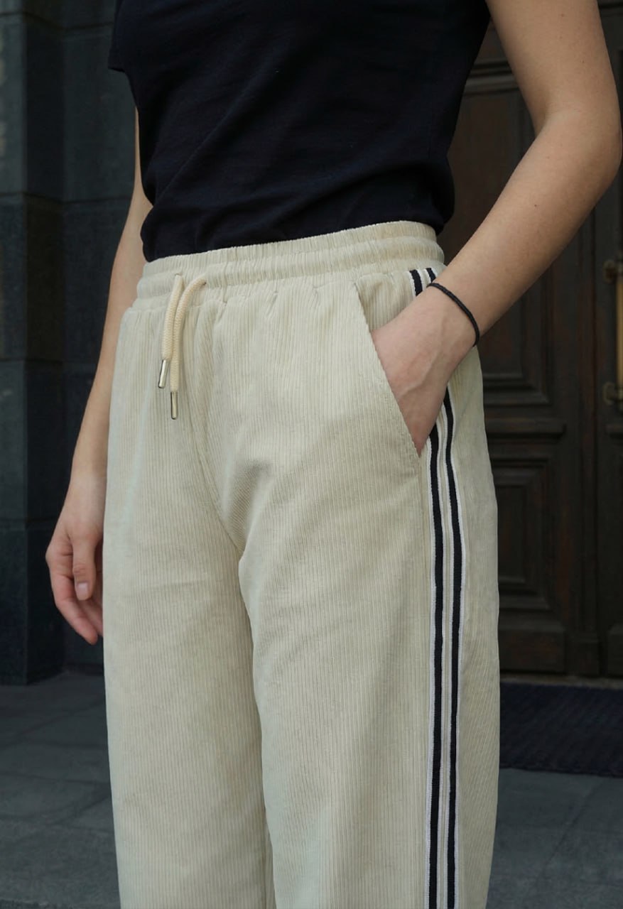 Spodnie Staff ove light beige