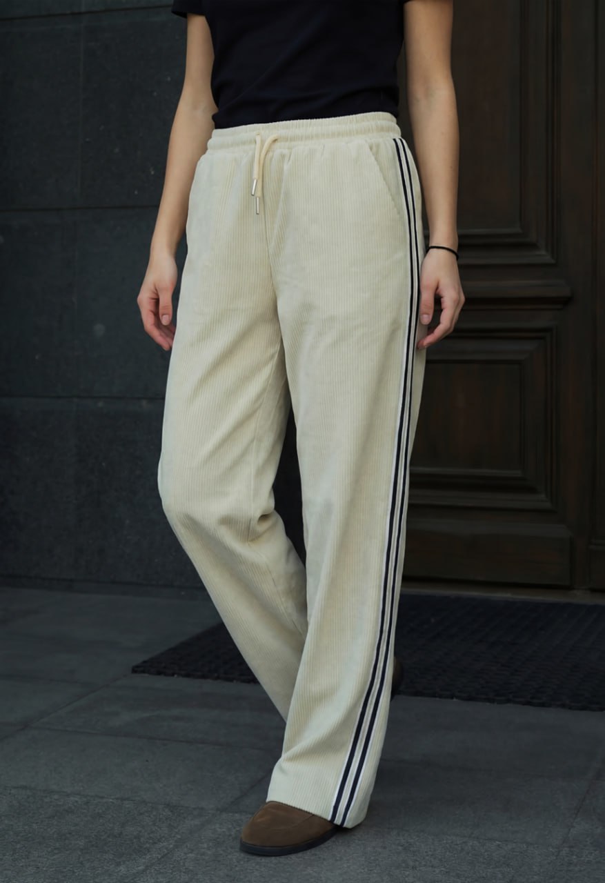 Spodnie Staff ove light beige