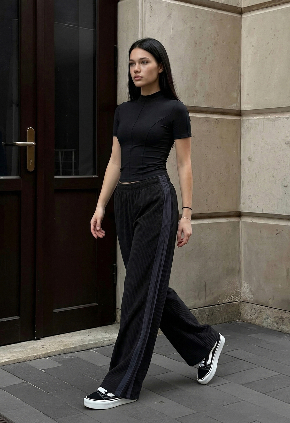 Spodnie Staff re black