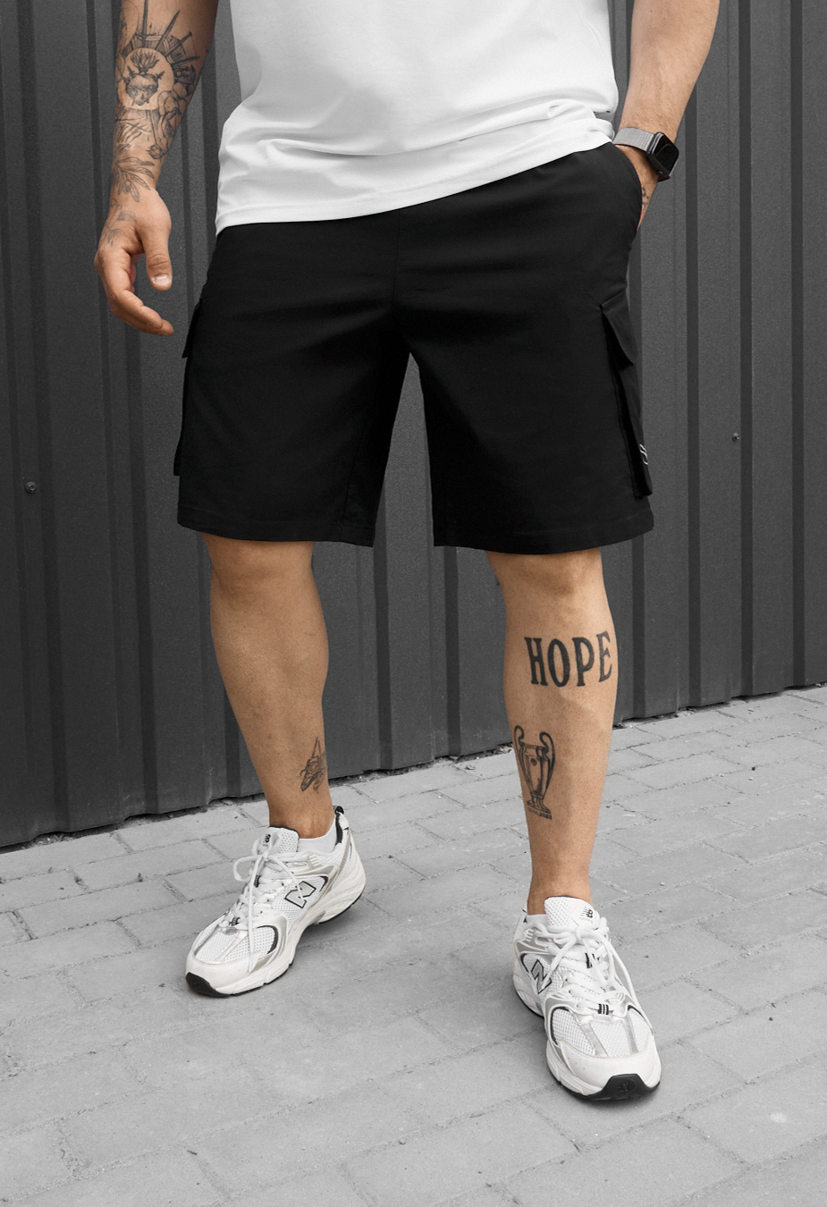 Spodenki Staff cargo ski black