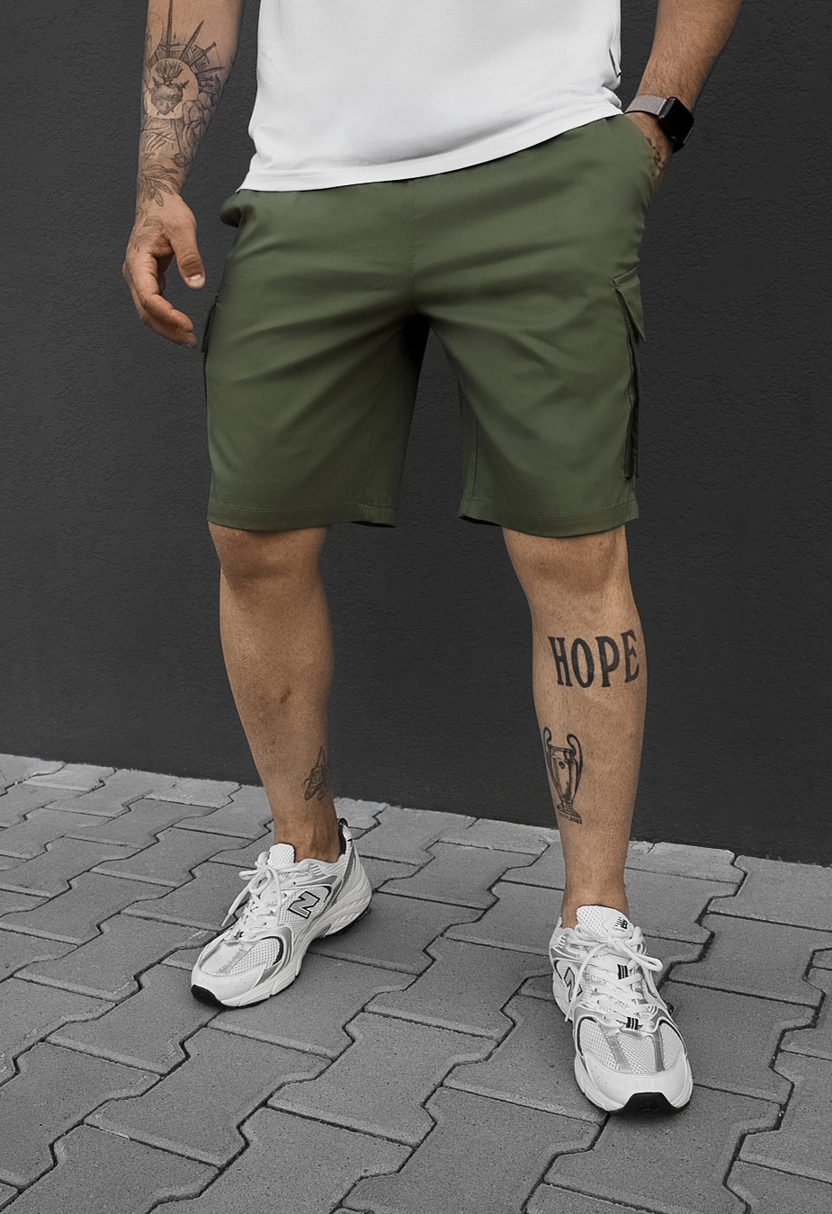 Spodenki Staff cargo ski khaki