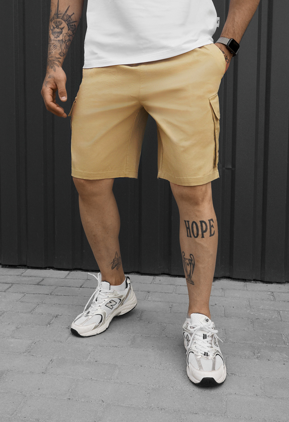 Spodenki Staff cargo ski beige