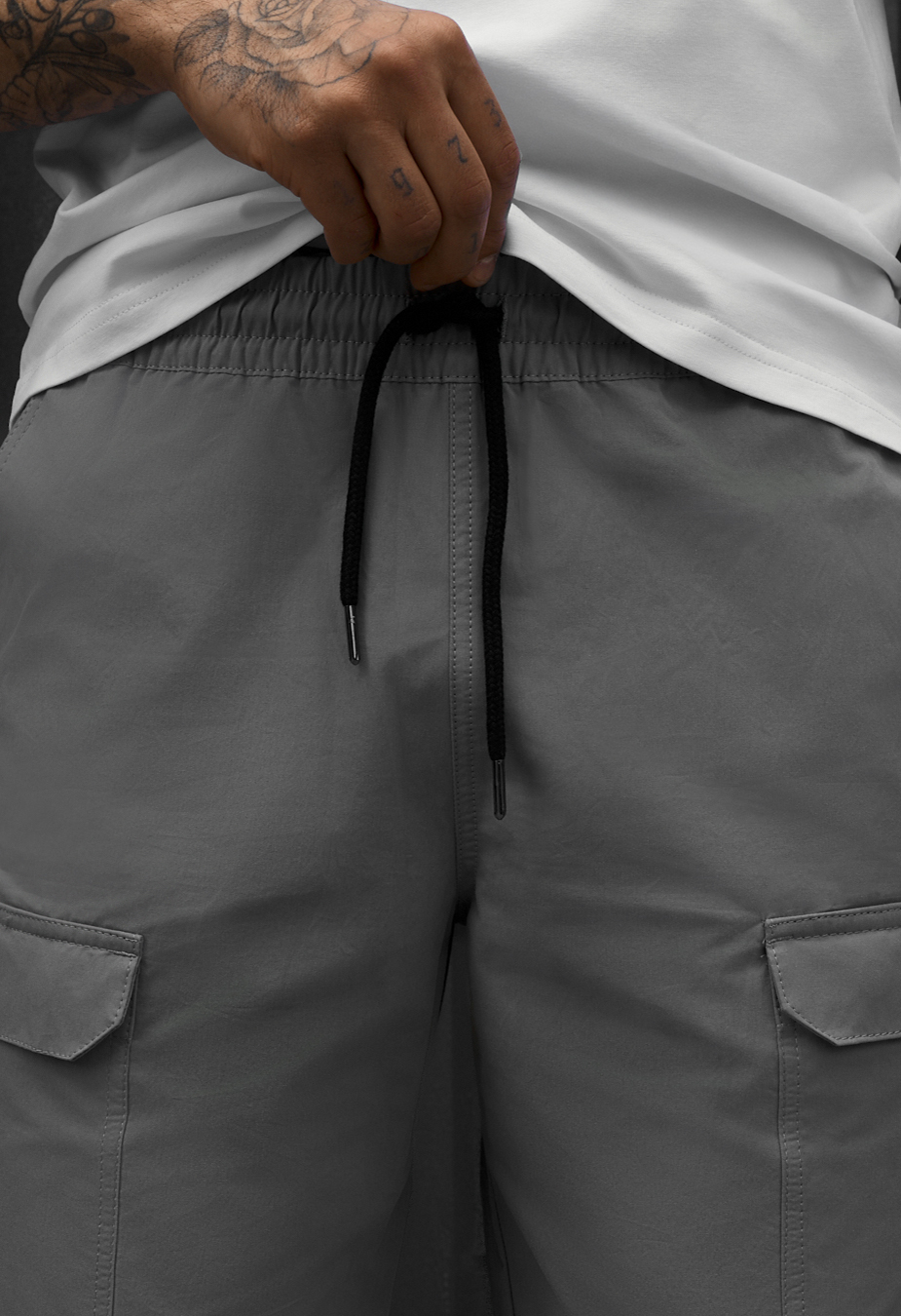 Spodenki Staff cargo kr gray