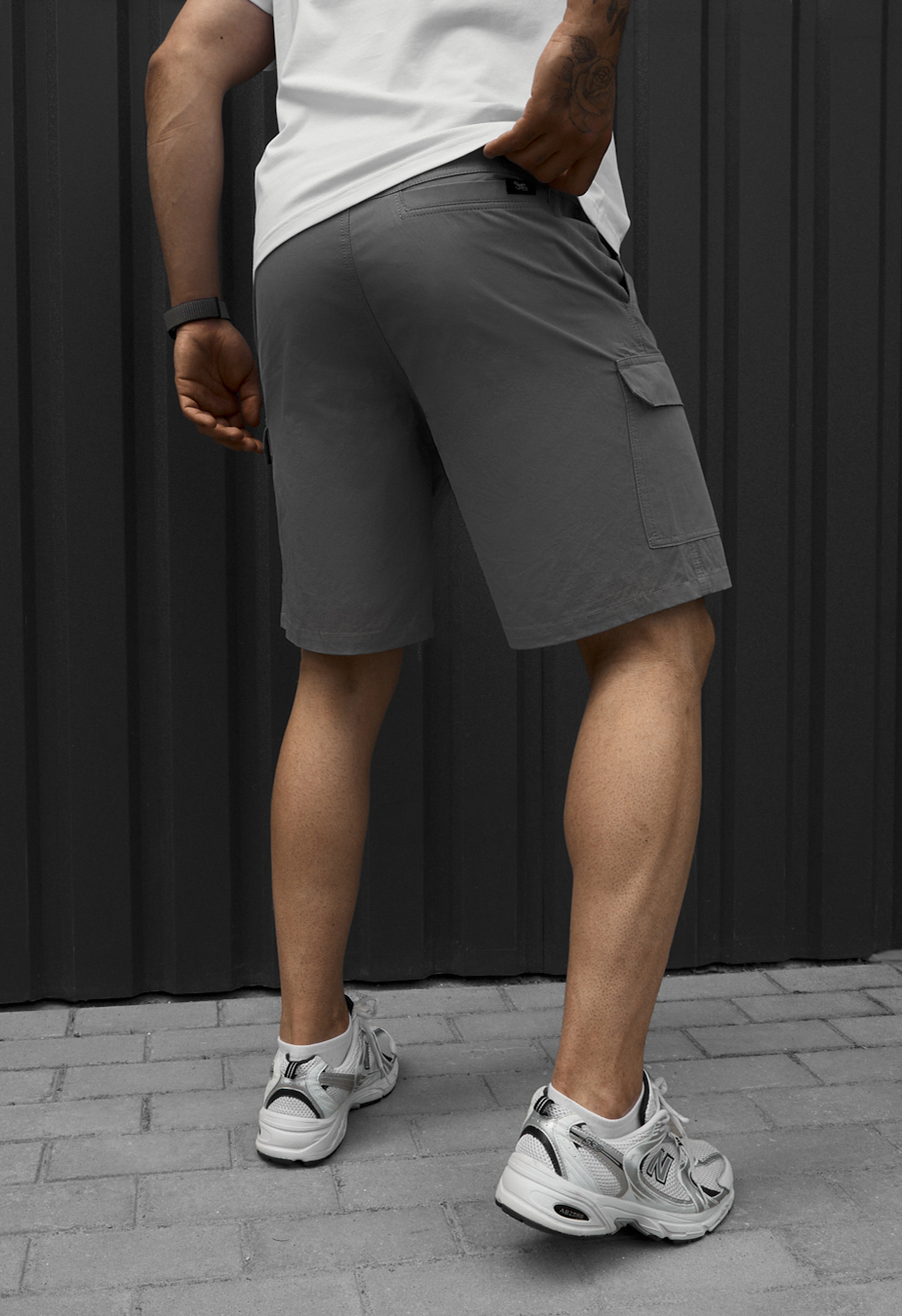 Spodenki Staff cargo kr gray