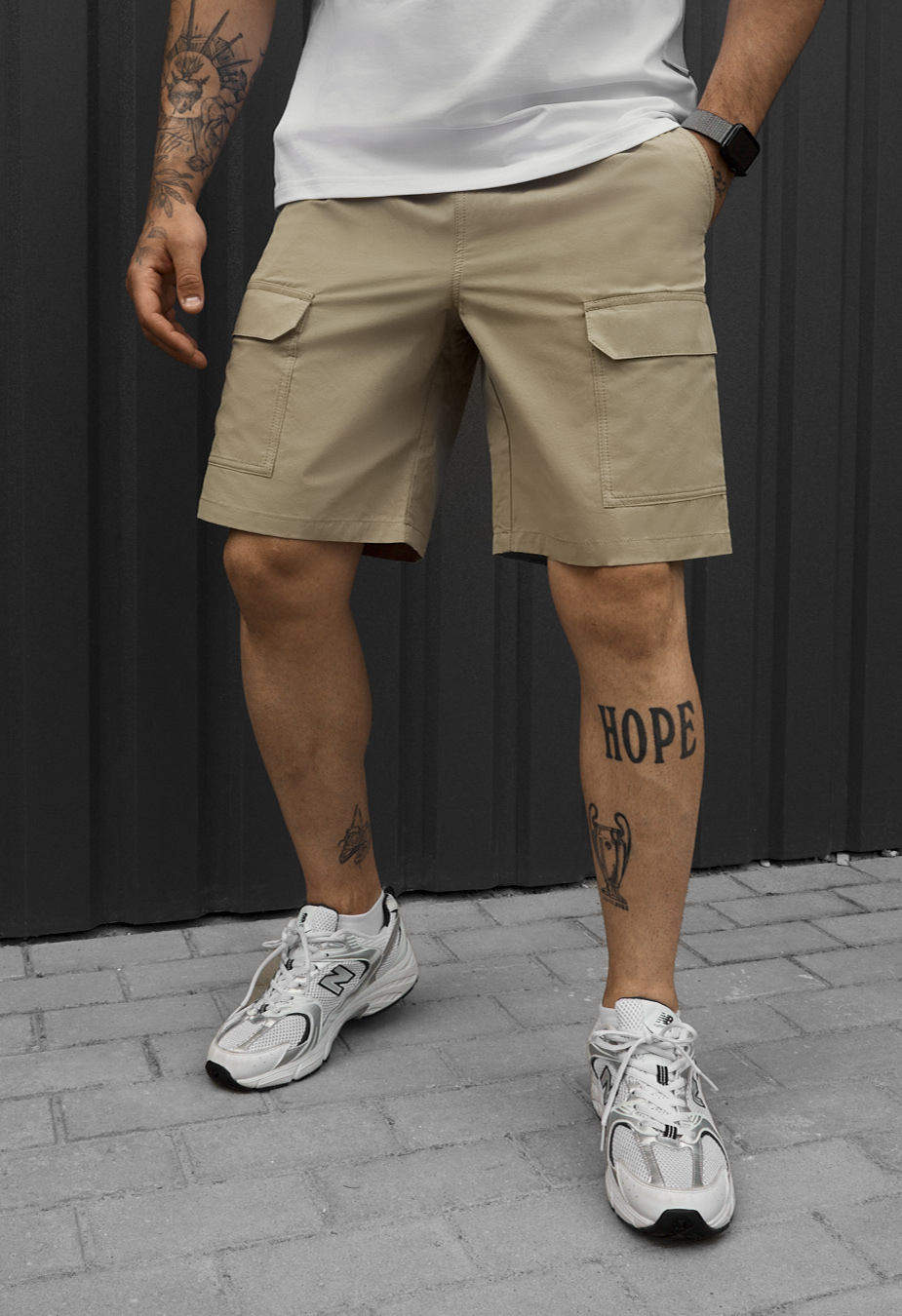 Spodenki Staff cargo kr olive