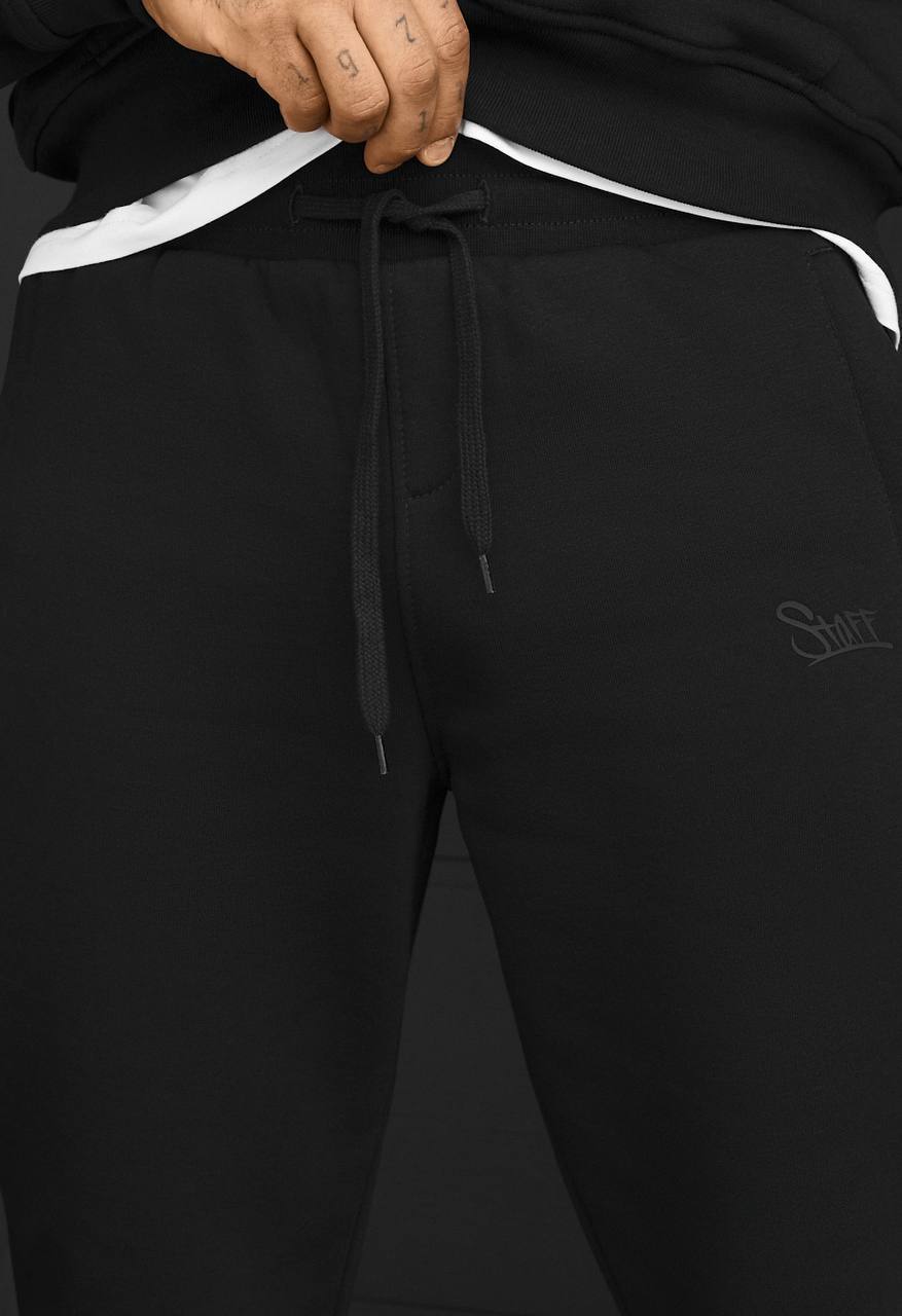 Spodnie dresowe Staff ho black logo fleece