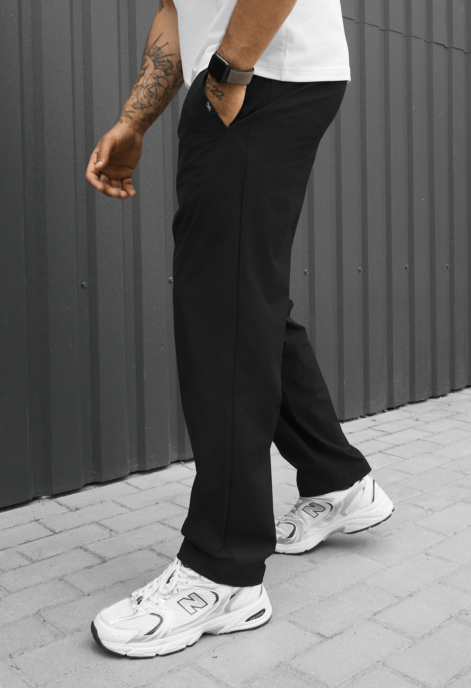 Spodnie chinos Staff ul black
