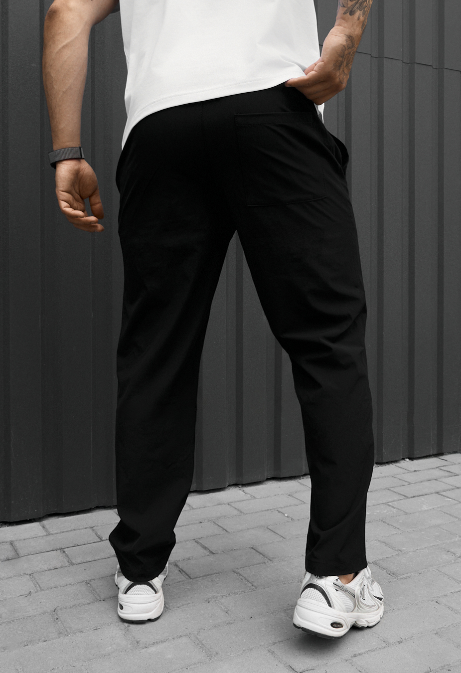 Spodnie chinos Staff ul black