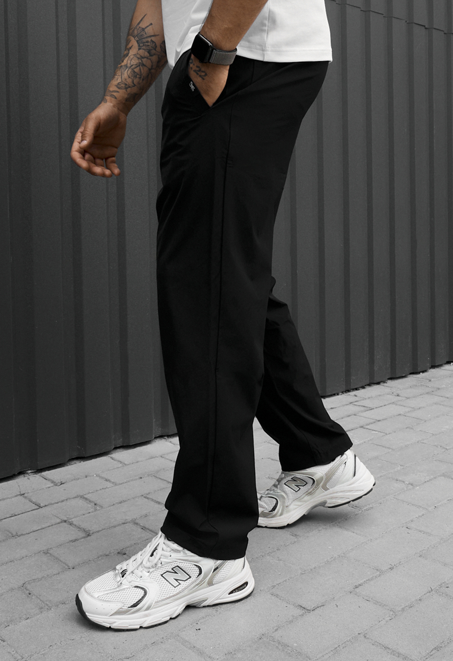 Spodnie chinos Staff ul black