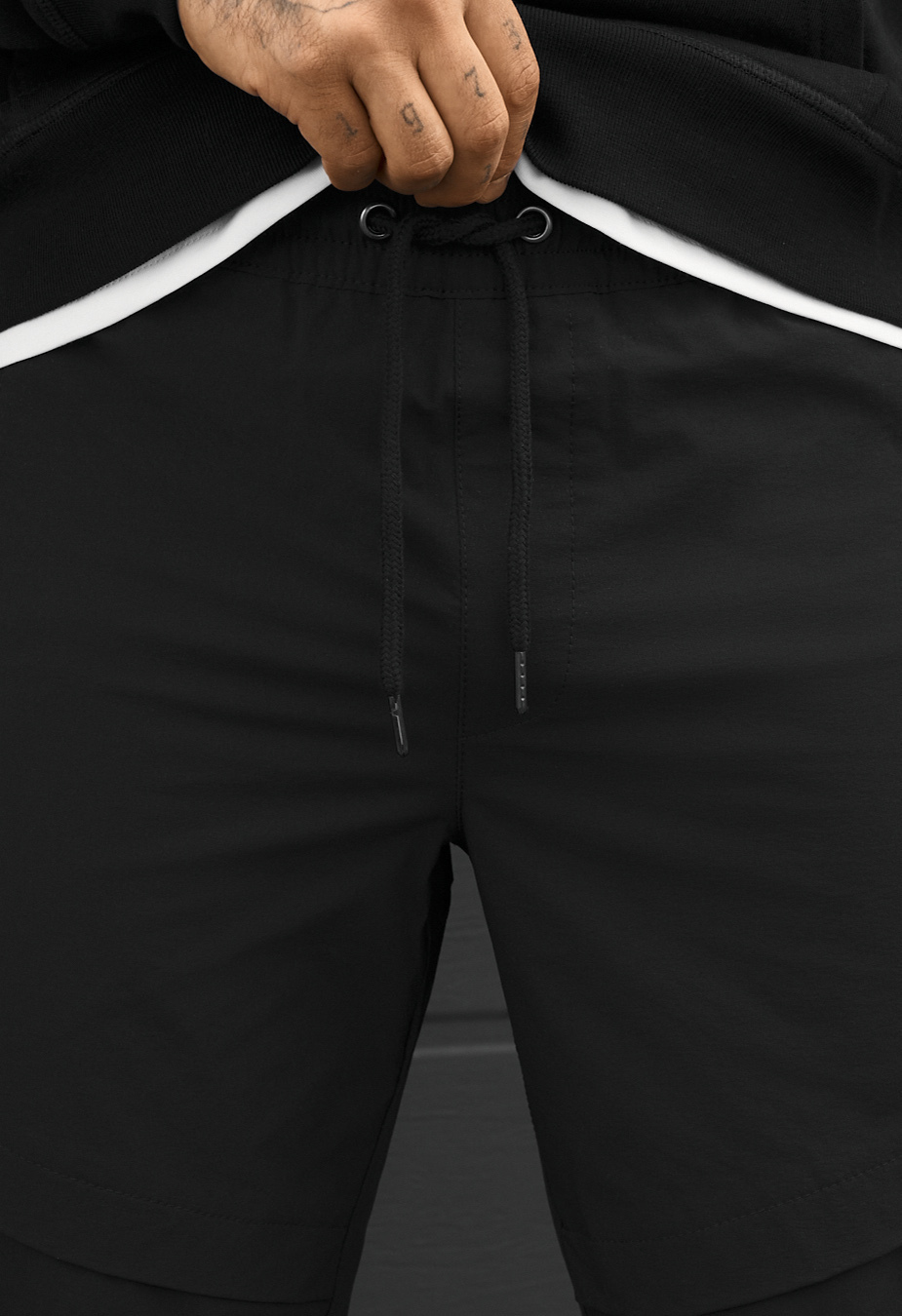 Joggery Staff spandex di black
