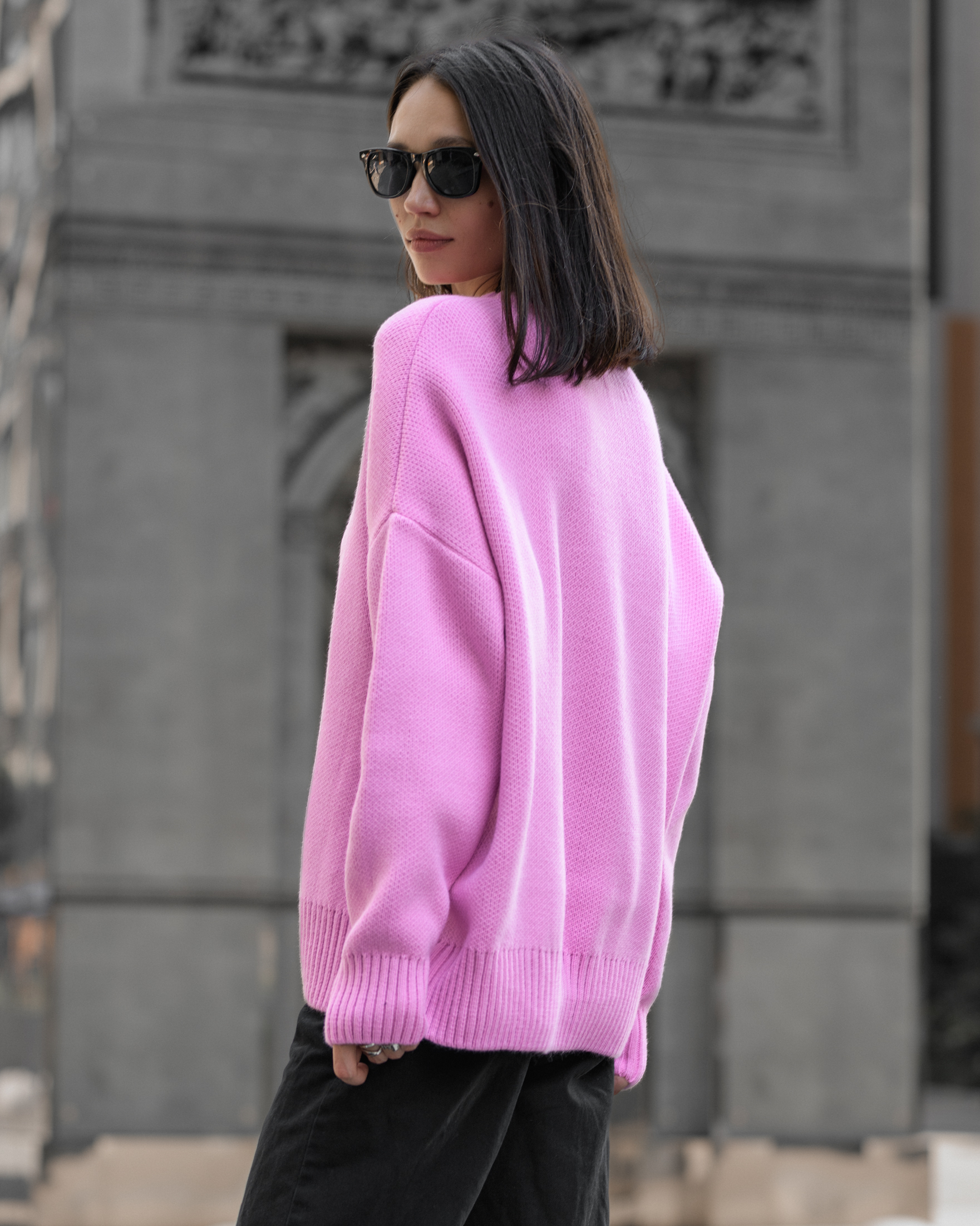 Damska bluza Staff ultra purple oversize