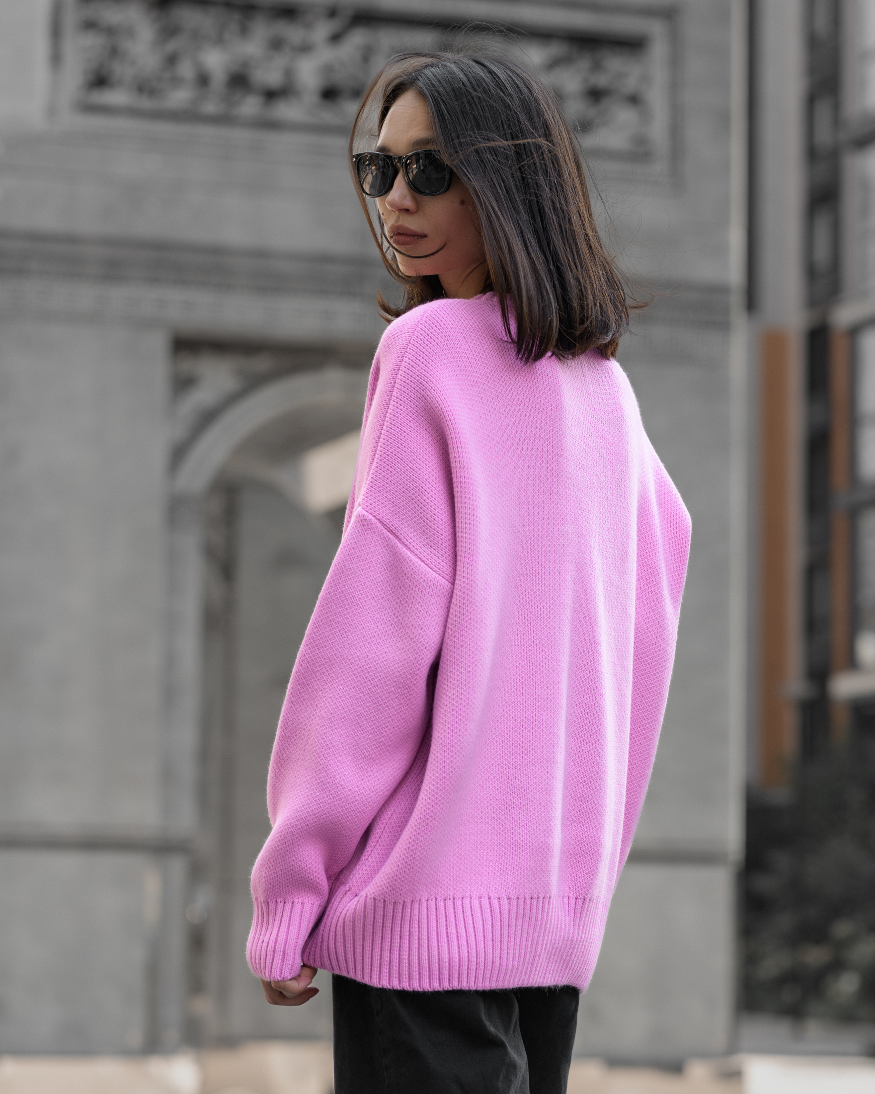 Damska bluza Staff ultra purple oversize