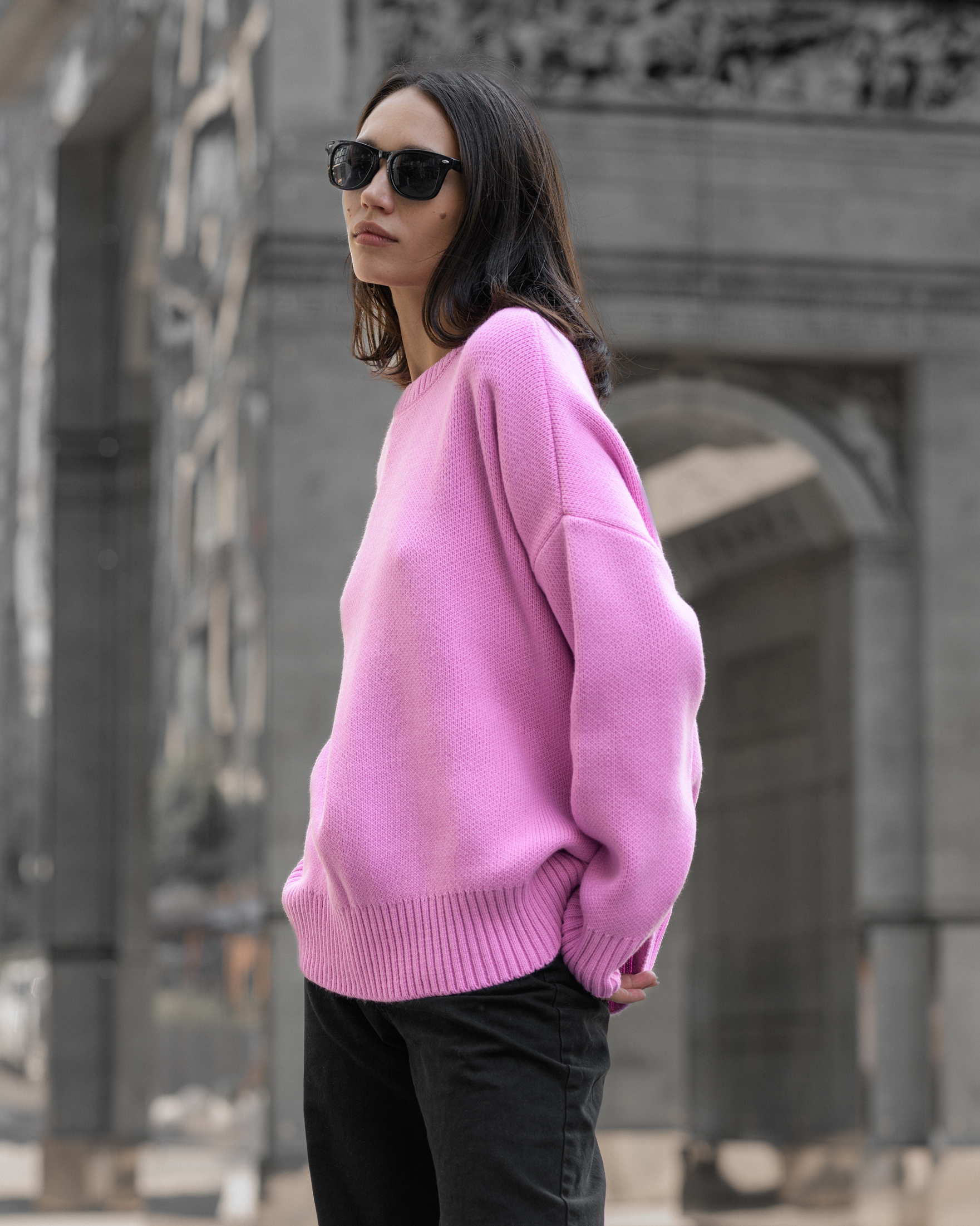 Damska bluza Staff ultra purple oversize