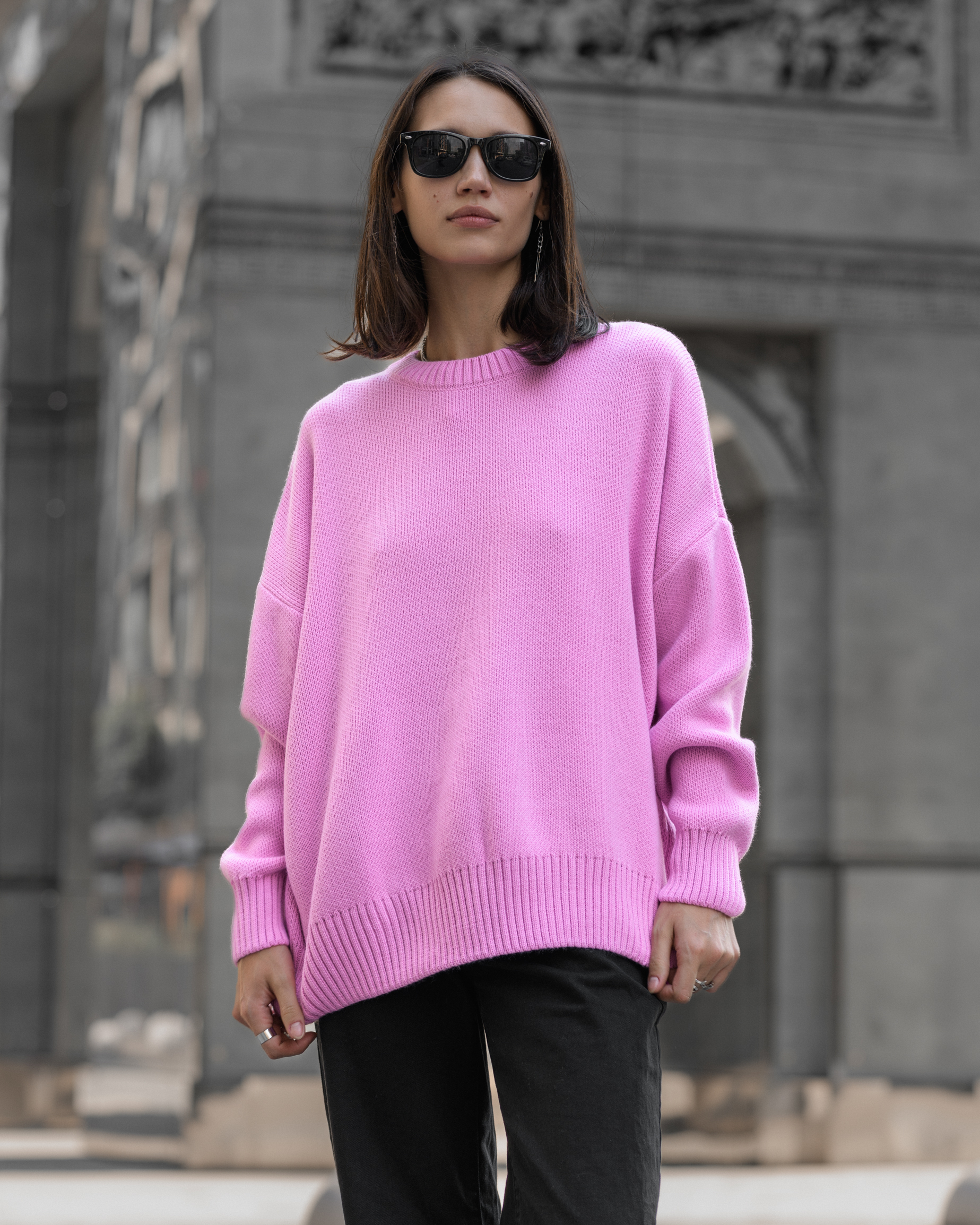 Damska bluza Staff ultra purple oversize