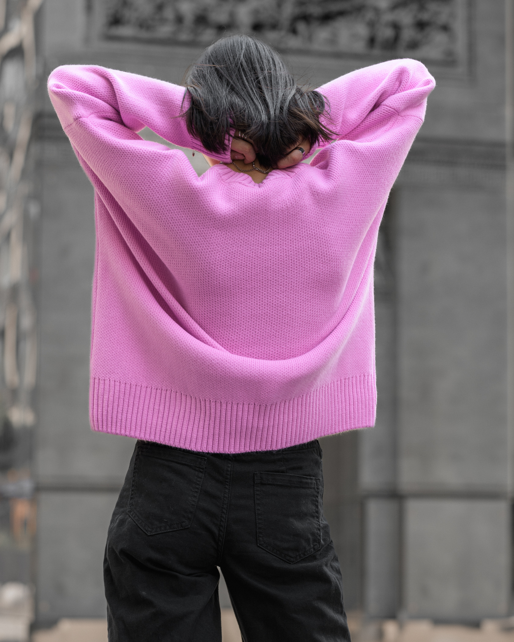 Damska bluza Staff ultra purple oversize