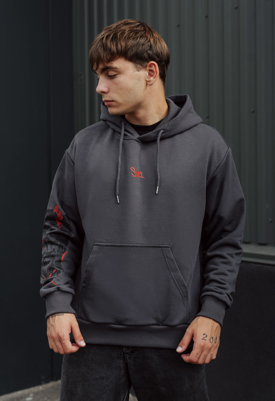 Bluza Staff wolf oversize