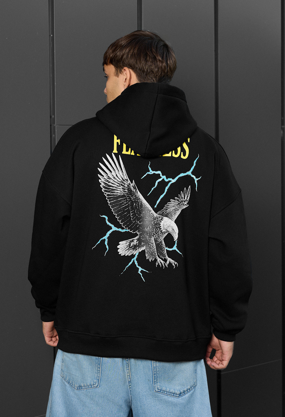 Bluza Staff fearless oversize fleece