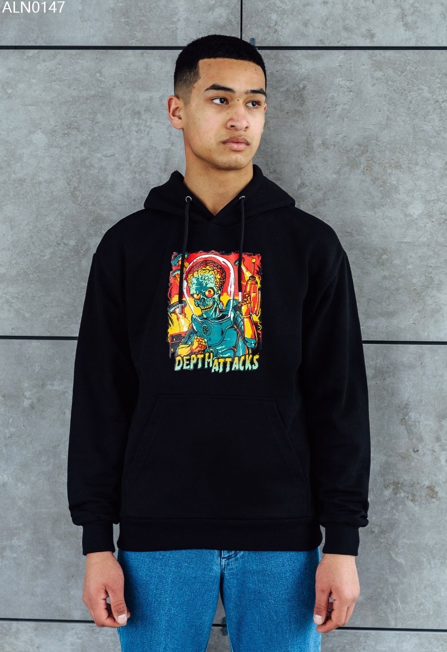 Bluza z kapturem Staff depth attacks oversize