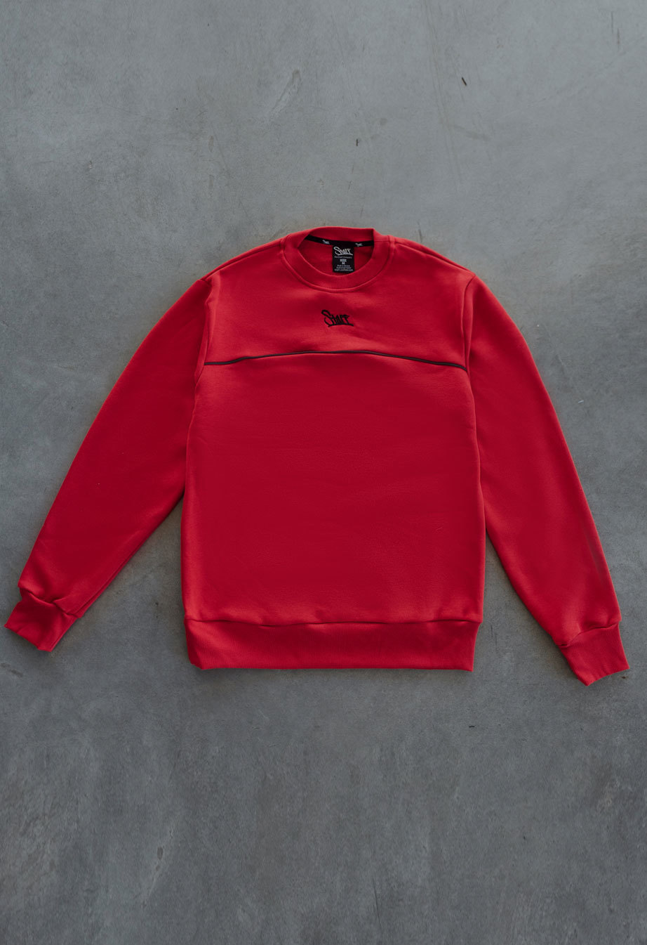 Bluza Staff cant logo red fleece