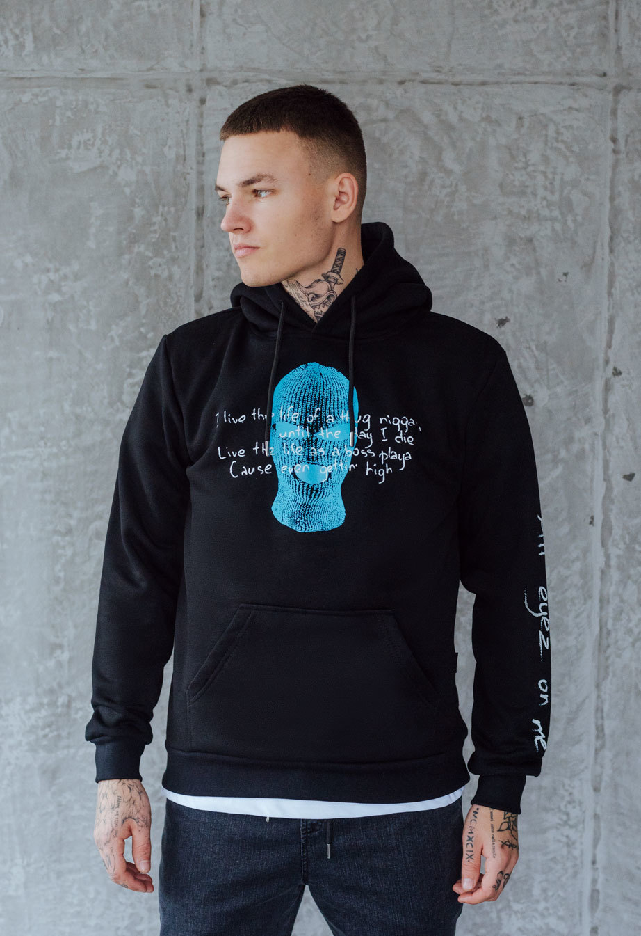 Bluza z kapturem Staff eyez on me fleece
