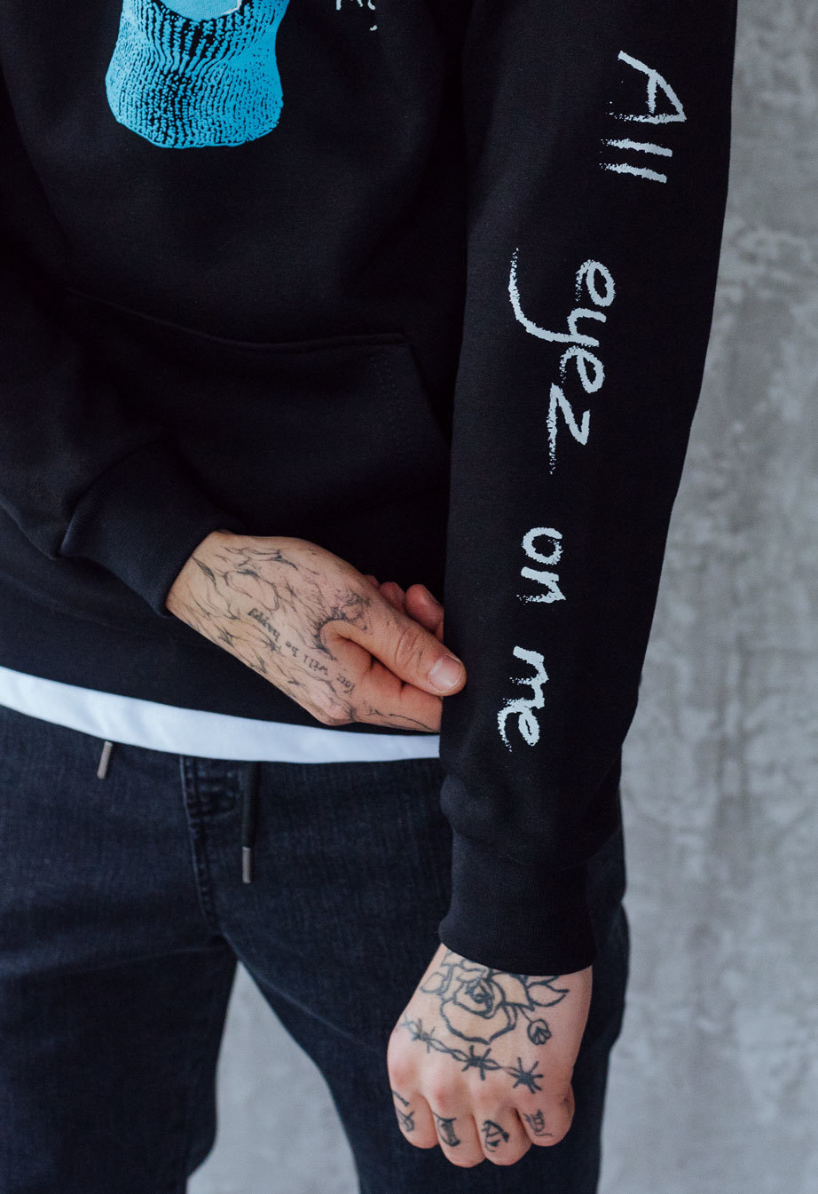 Bluza z kapturem Staff eyez on me fleece
