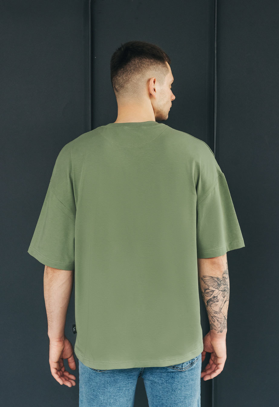 Koszulka Staff green oversize