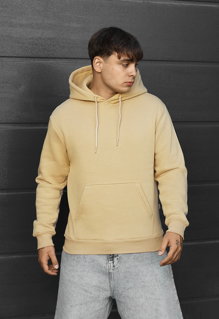 Bluza Staff x Husll G beige fleece