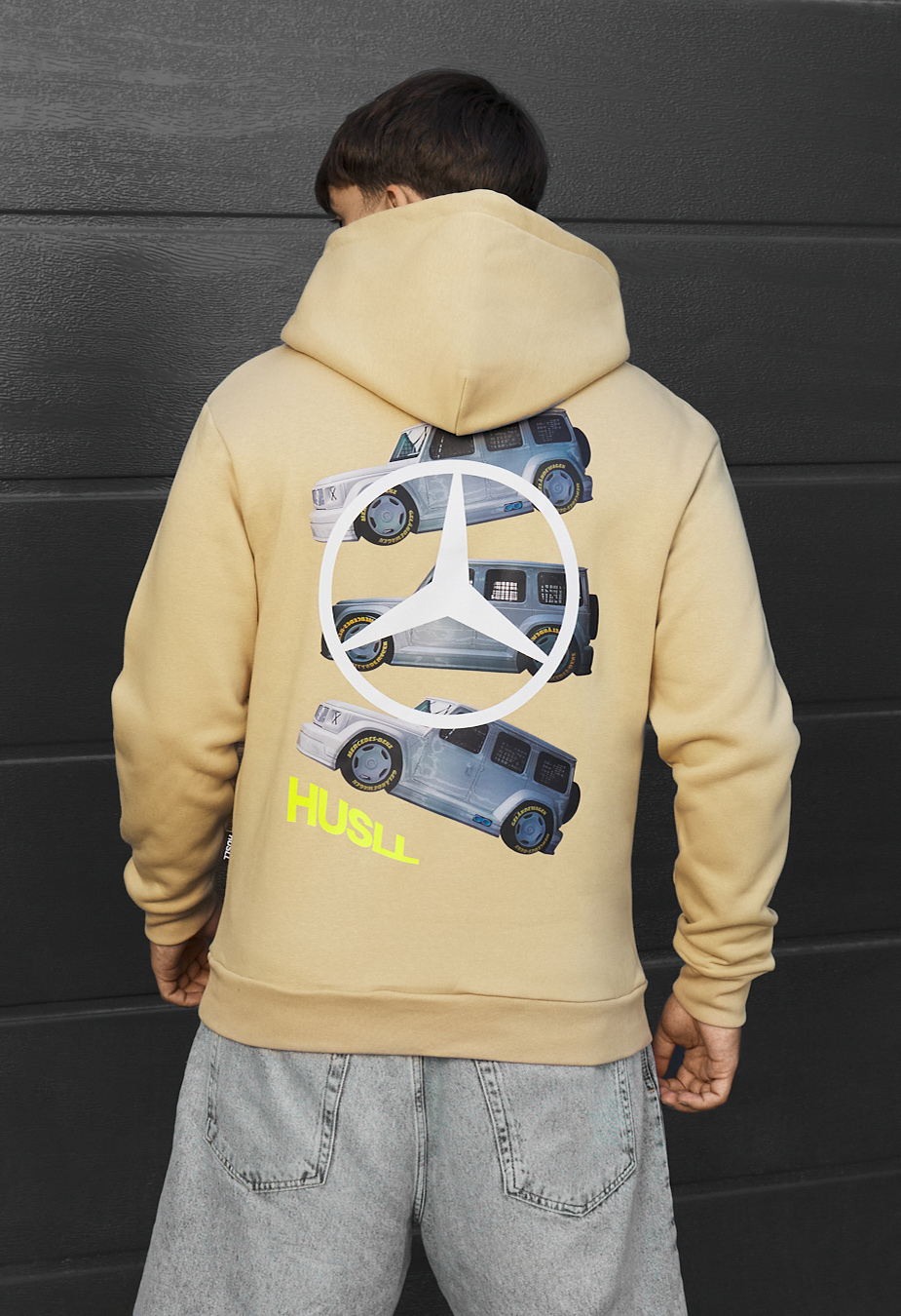 Bluza Staff x Husll G beige fleece