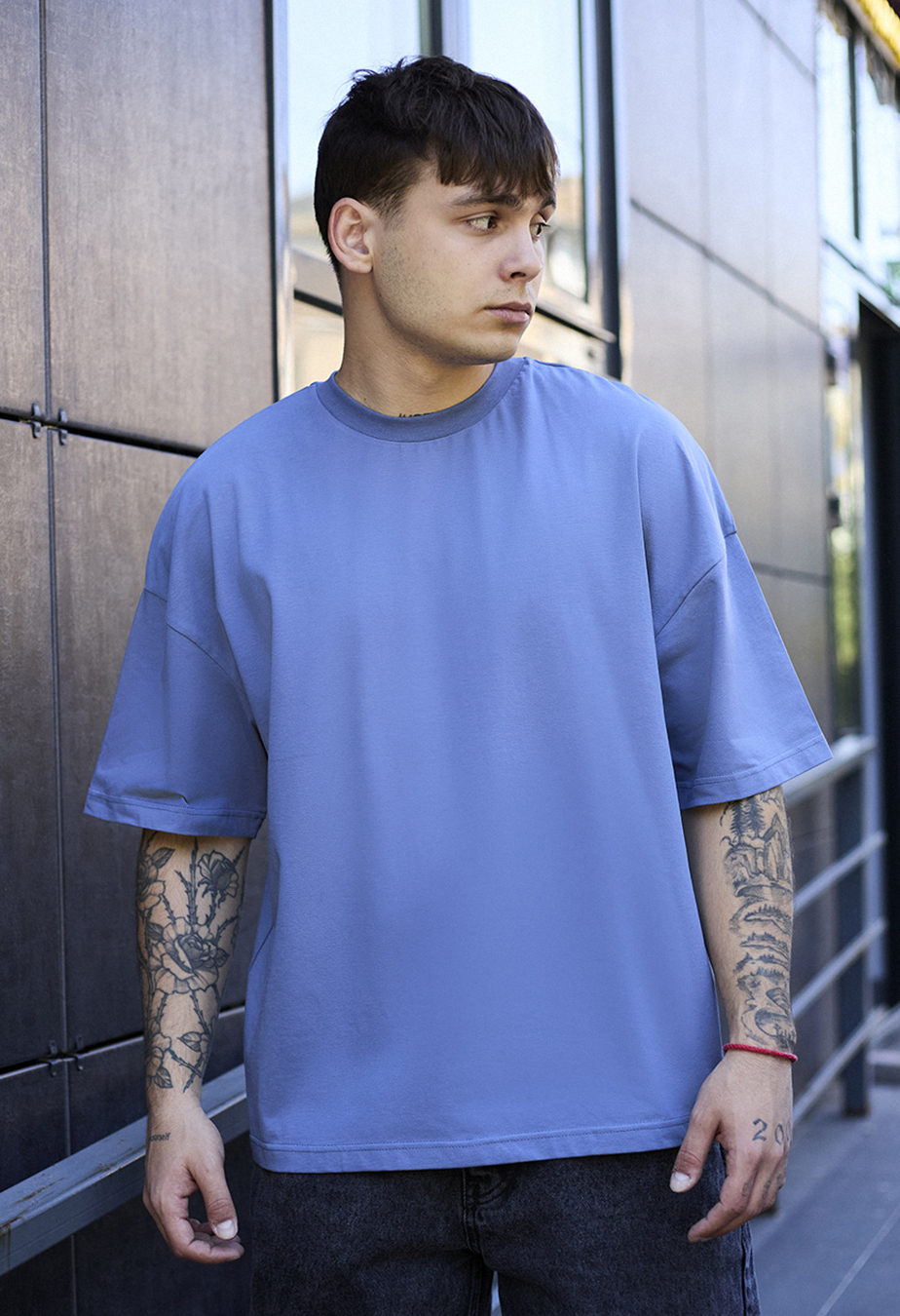 Koszulka Staff blue basic oversize