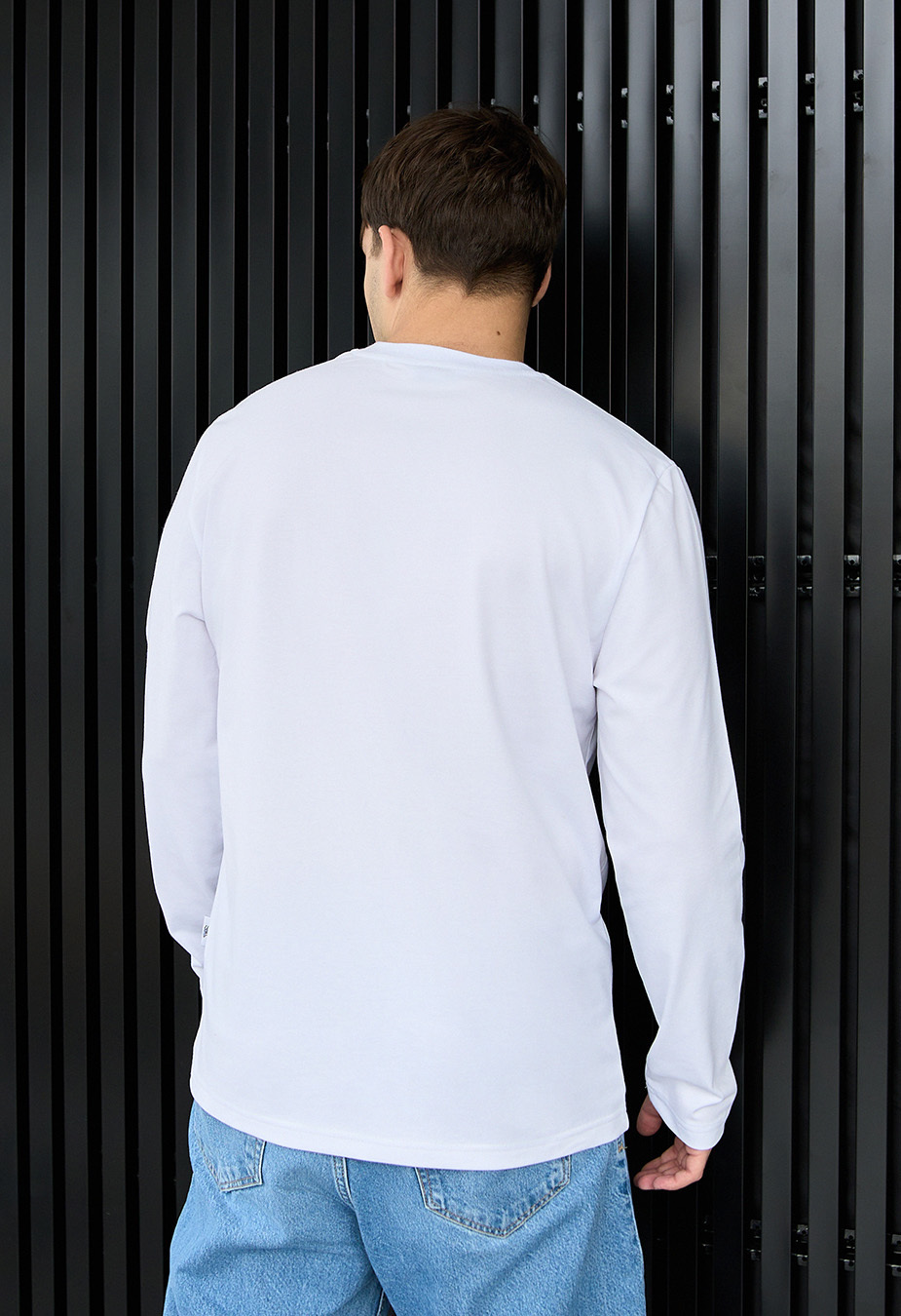 Longsleeve Staff white basic