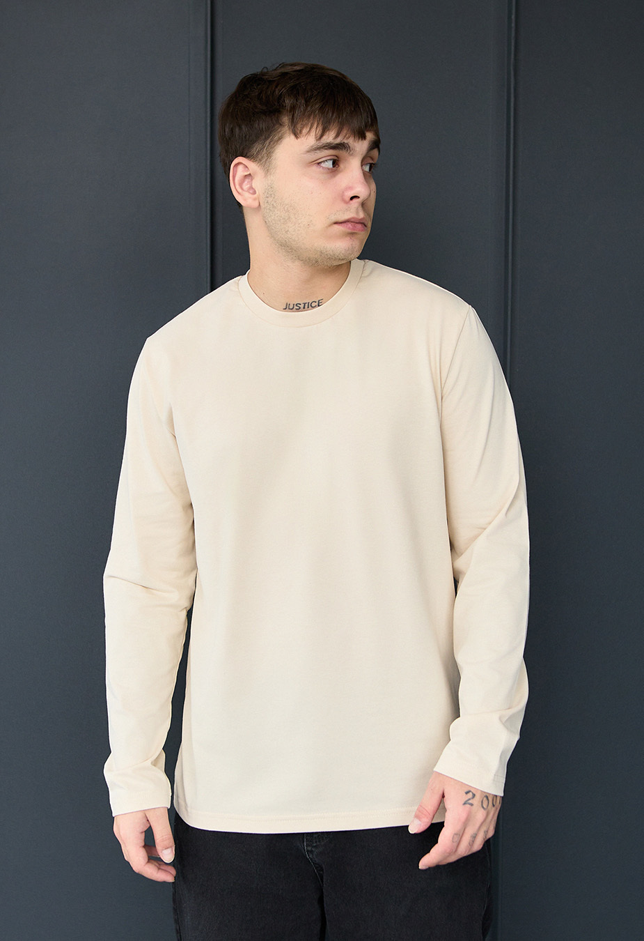 Longsleeve Staff milk basic