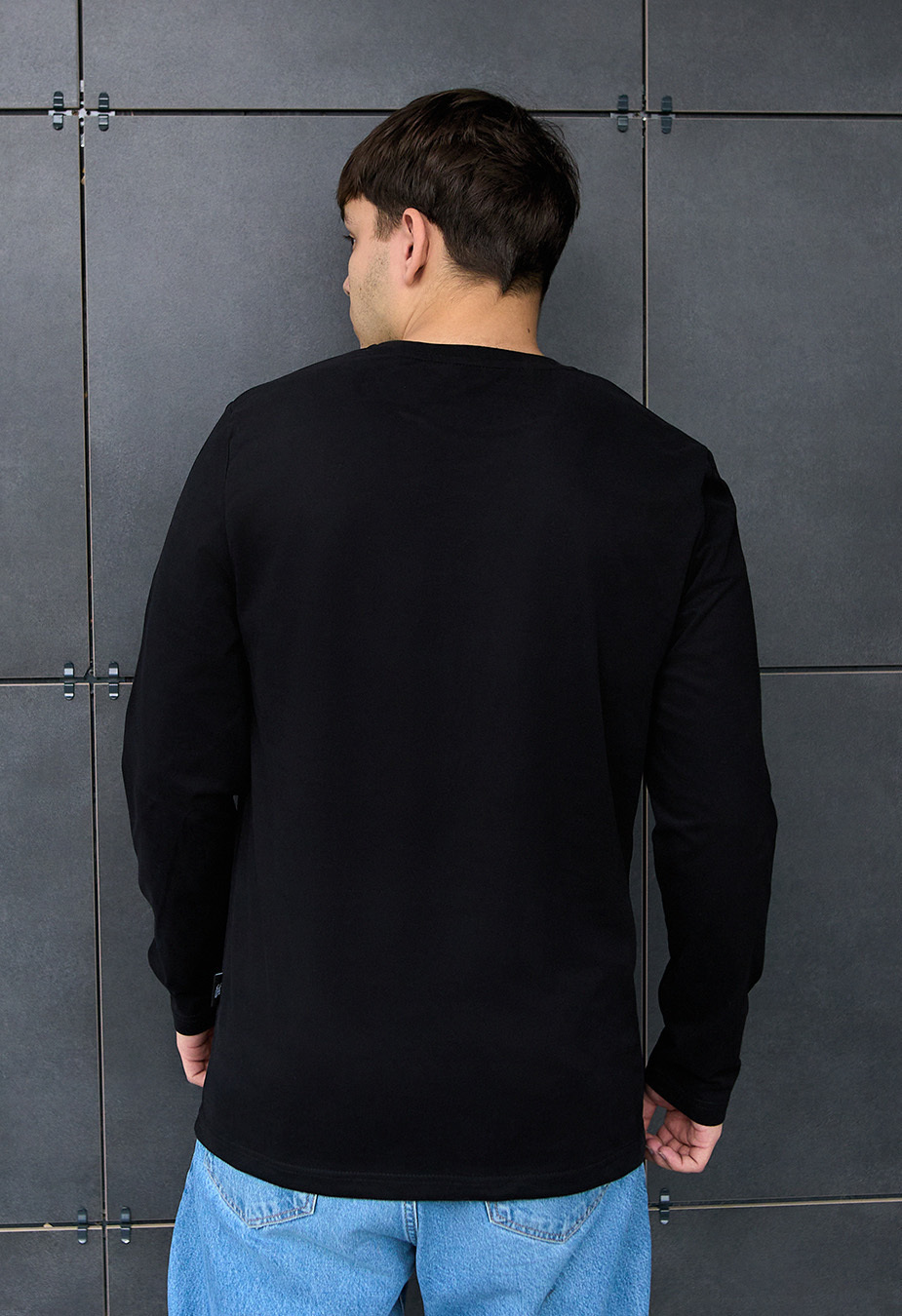 Longsleeve Staff black logo