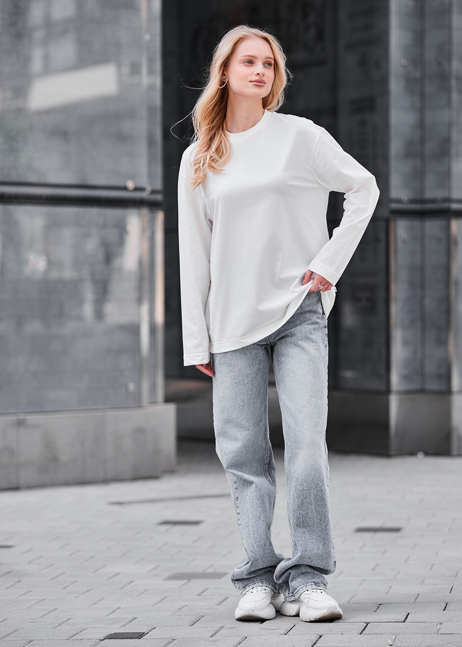 Longsleeve Staff os white